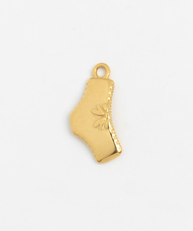 Gold Charm Sock