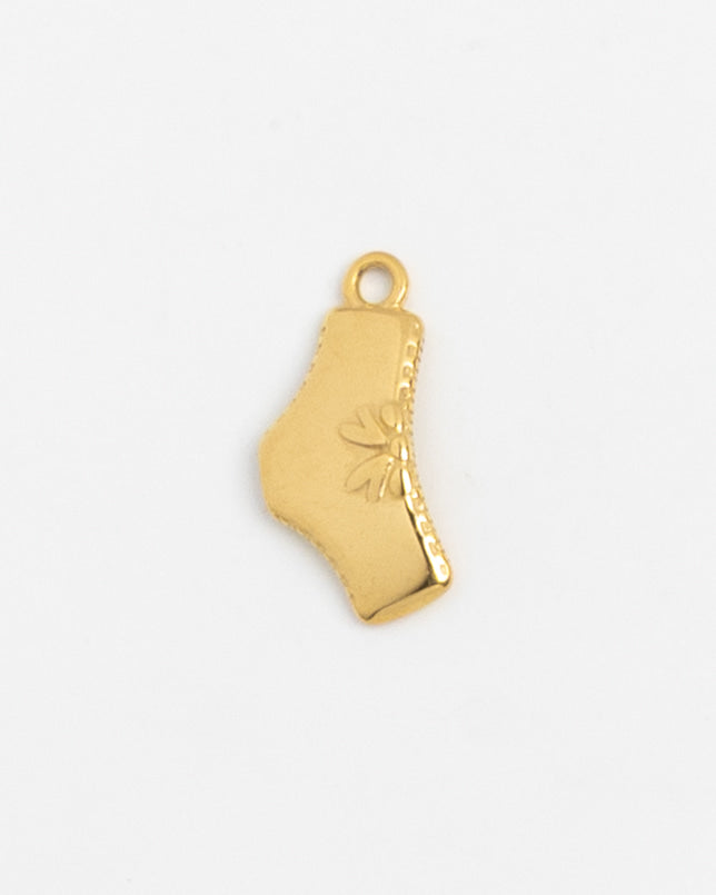 Gold Charm Sock
