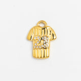 Gold Charm Soccer Jersey