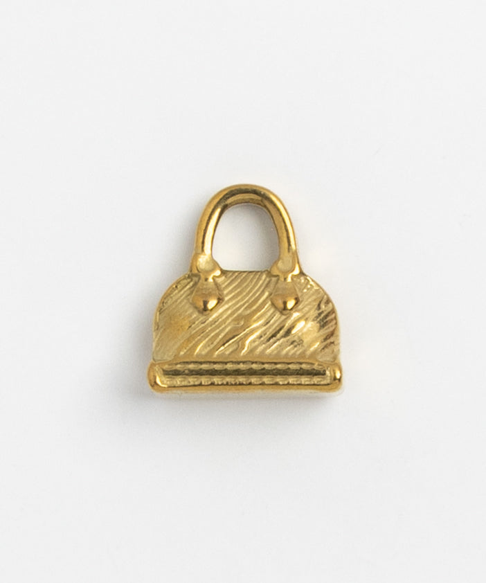 Gold Charm Handbag Purse