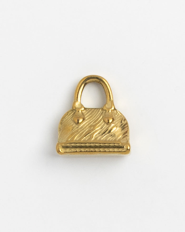Gold Charm Handbag Purse
