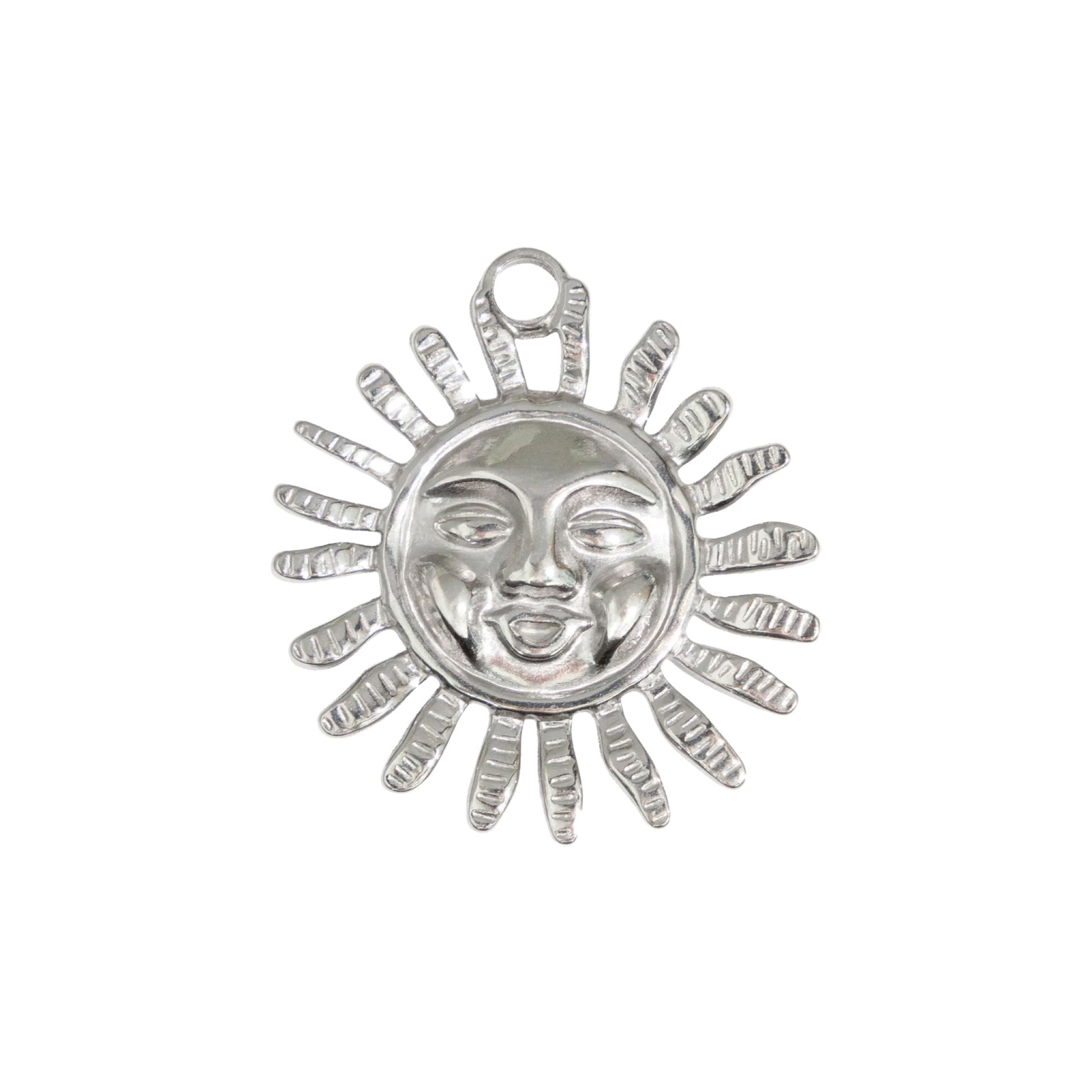 Silver Sun Face
