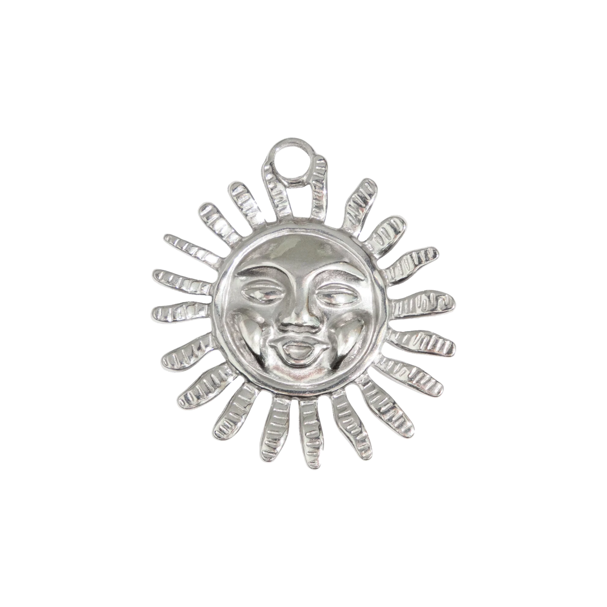 Silver Sun Face