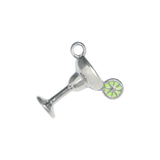Silver Margarita Glass