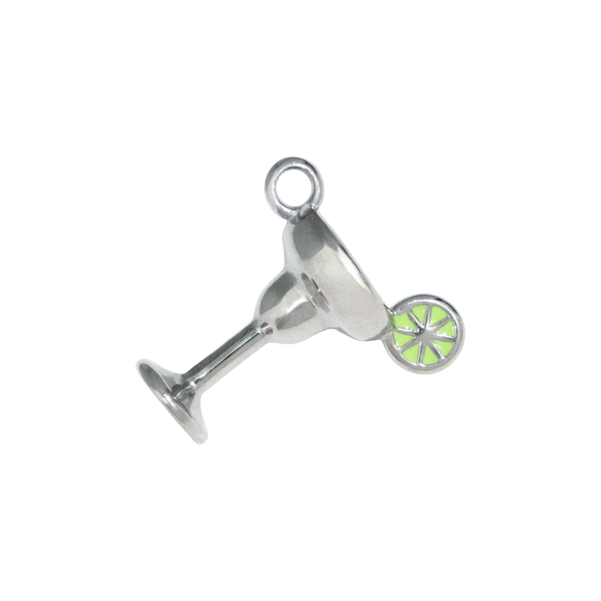 Silver Margarita Glass