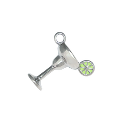 Silver Margarita Glass