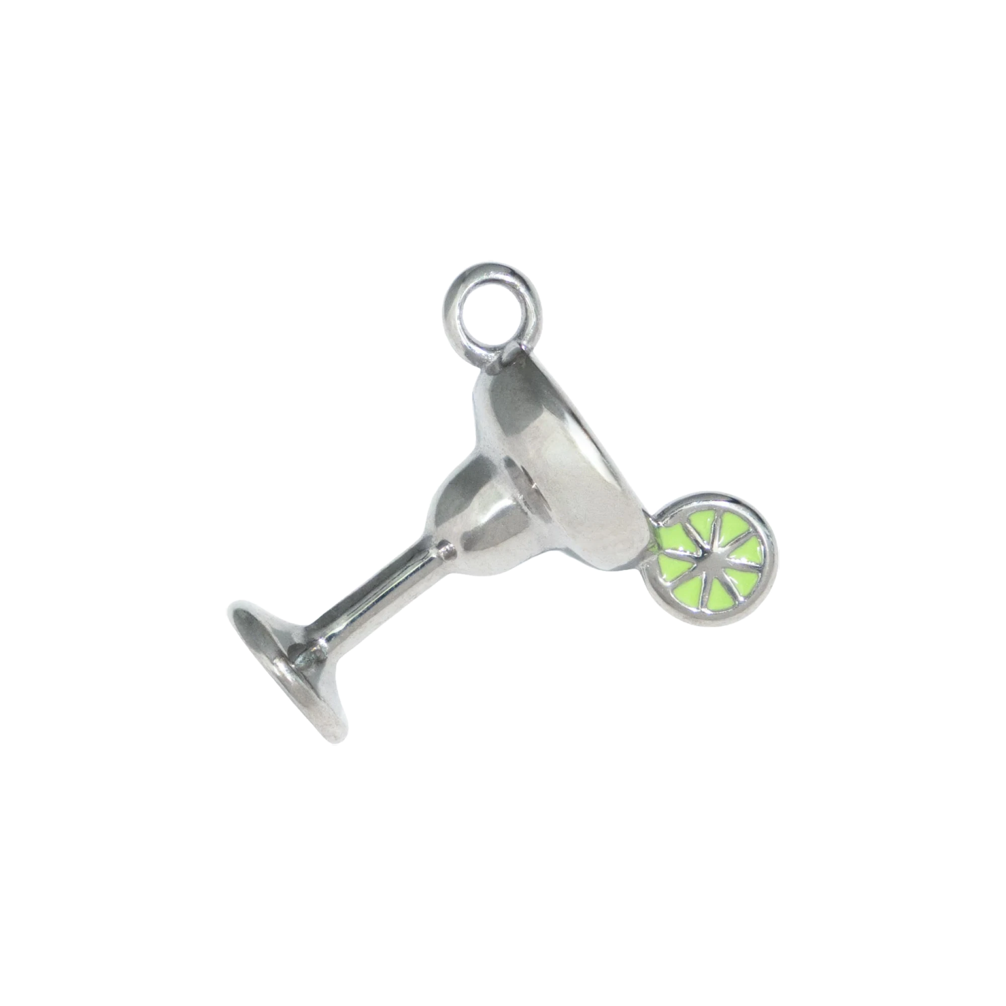 Silver Margarita Glass