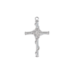 Silver Rose Cross