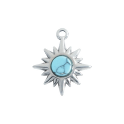 Silver Turquoise Sun