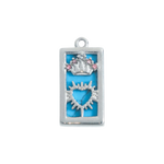 Silver Crown Heart