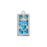 Silver Crown Heart