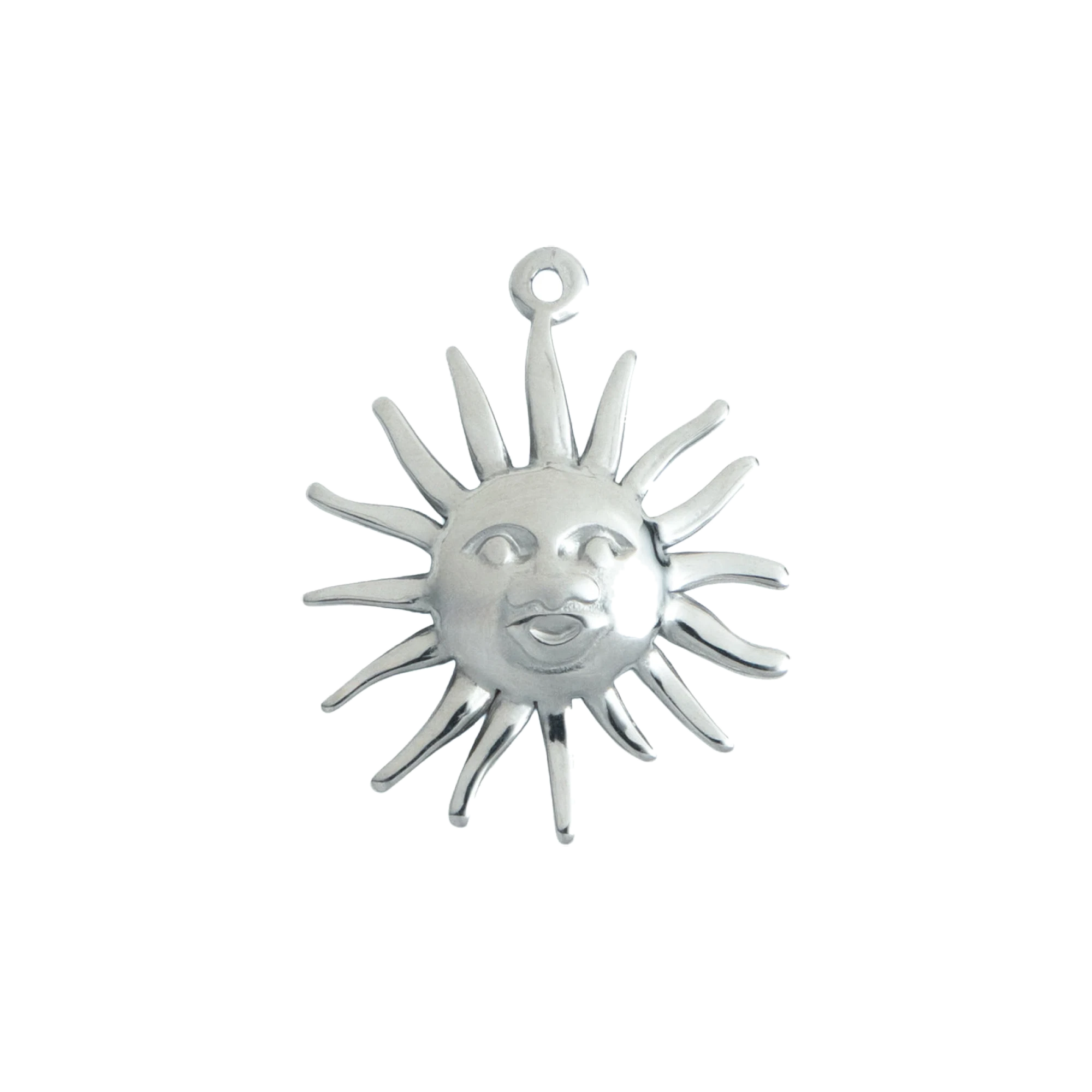 Silver Radiant Sun
