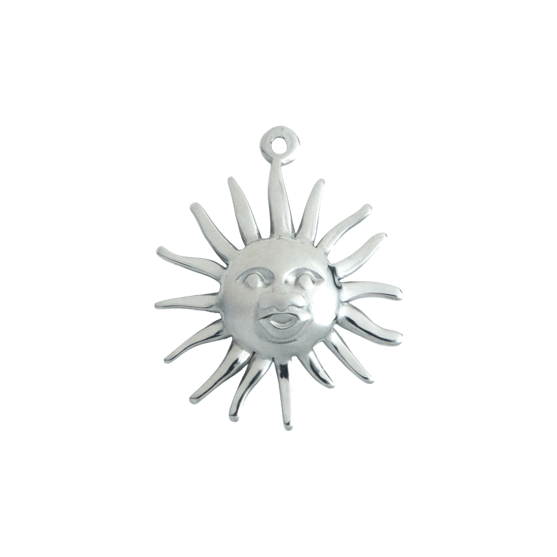 Silver Radiant Sun