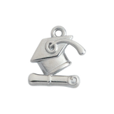 Silver Graduation Cap