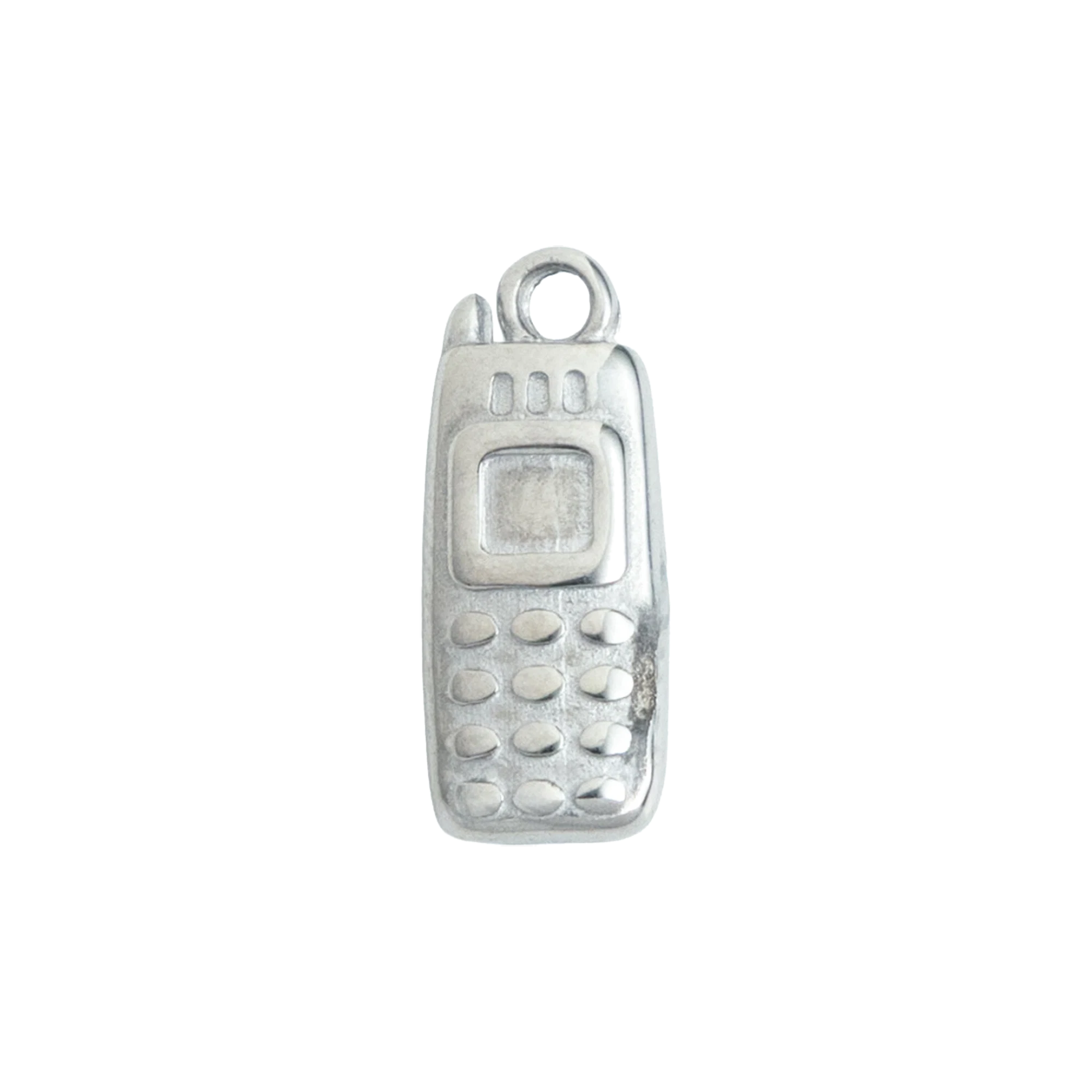 Silver Cell Phone
