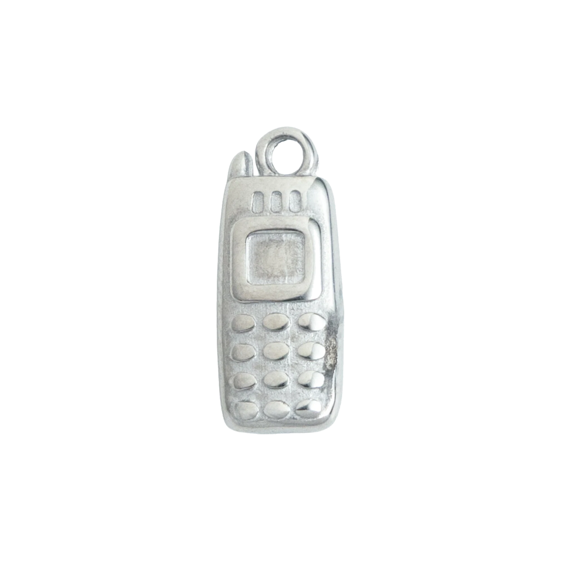 Silver Cell Phone