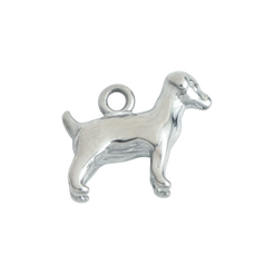 Silver Standing Dog