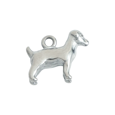 Silver Standing Dog