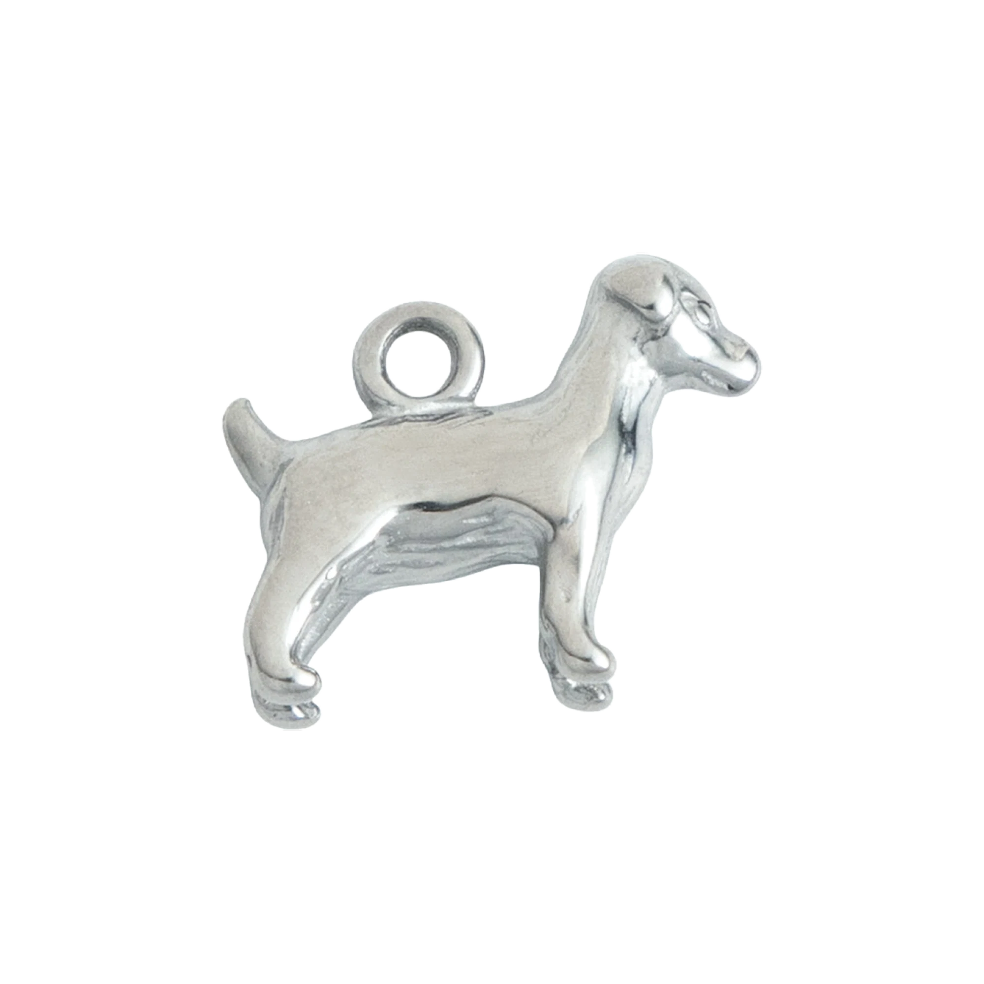 Silver Standing Dog