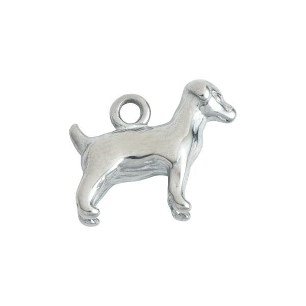 Silver Standing Dog