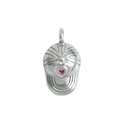Silver Heart Cap