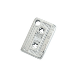 Silver Cassette Tape