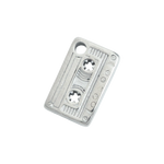 Silver Cassette Tape
