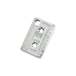 Silver Cassette Tape
