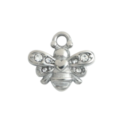 Silver Crystal Bee