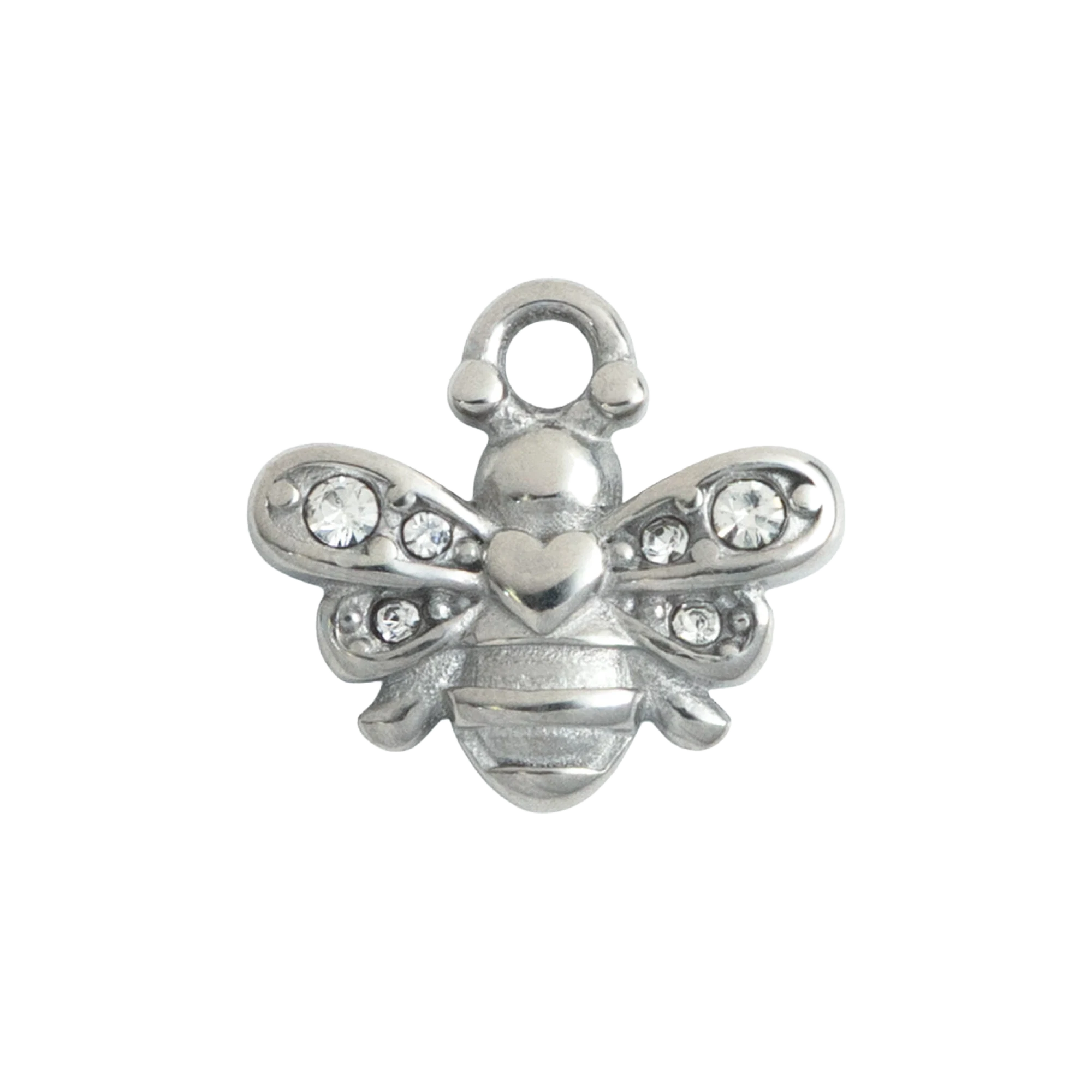 Silver Crystal Bee