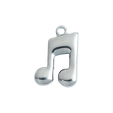 Silver Music Note