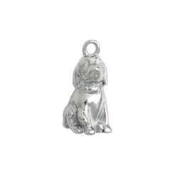 Silver Sitting Puppy