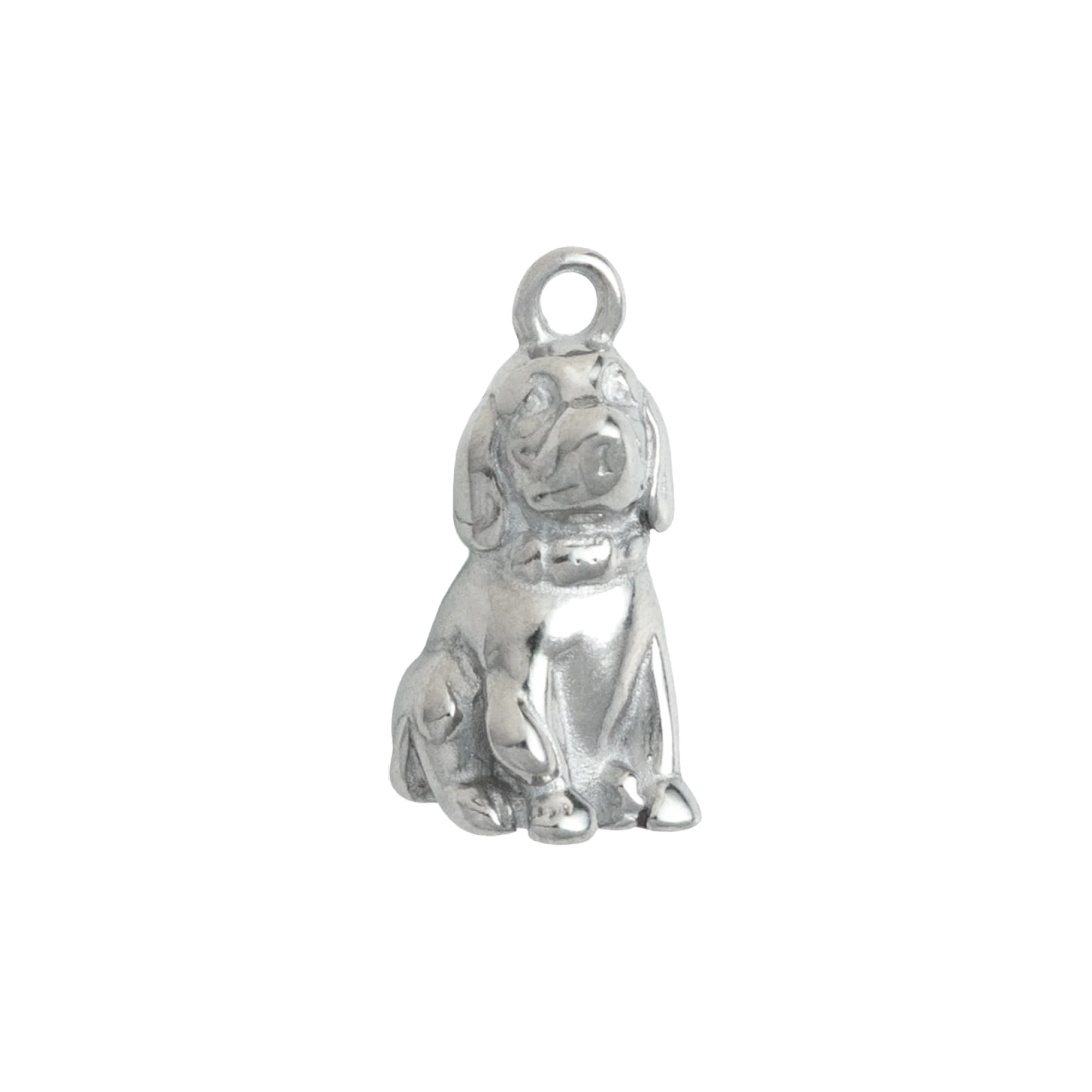 Silver Sitting Puppy
