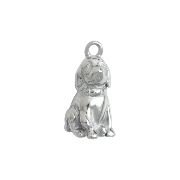 Silver Sitting Puppy