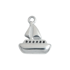 Silver Sailboat