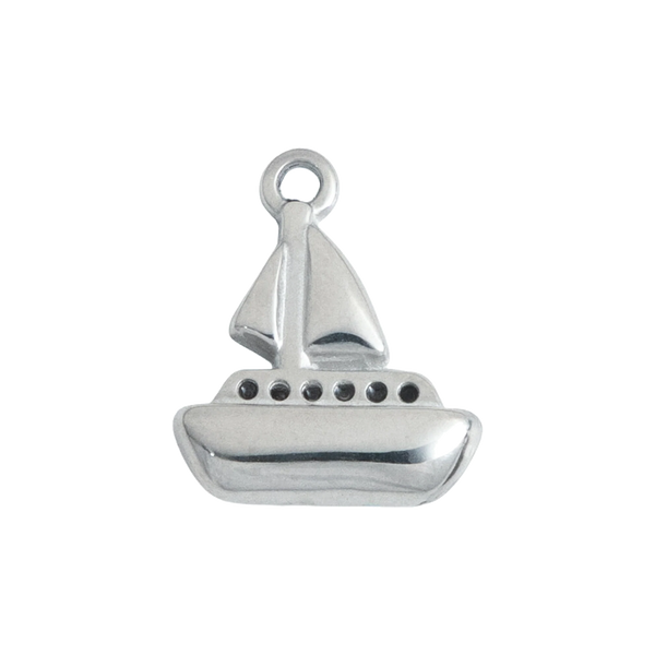 Silver Sailboat