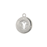 NYC Subway Token Charm, Silver