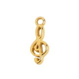 Gold Music Note Charm