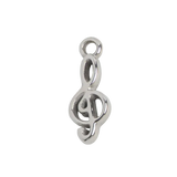 Silver Music Note Charm