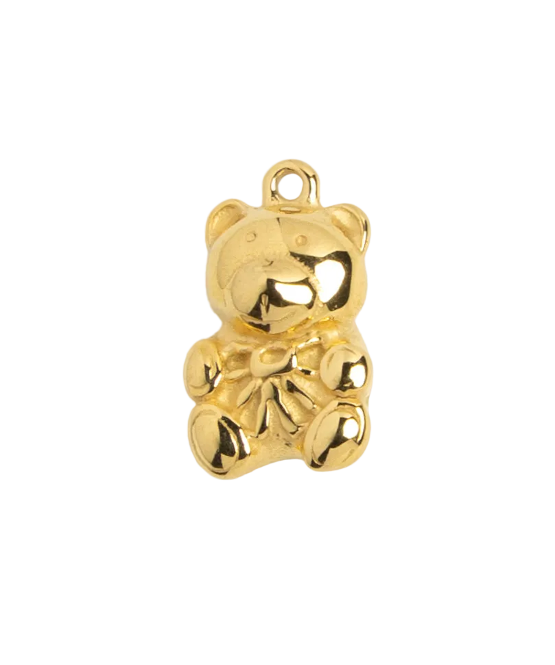 Gold Teddy Charm