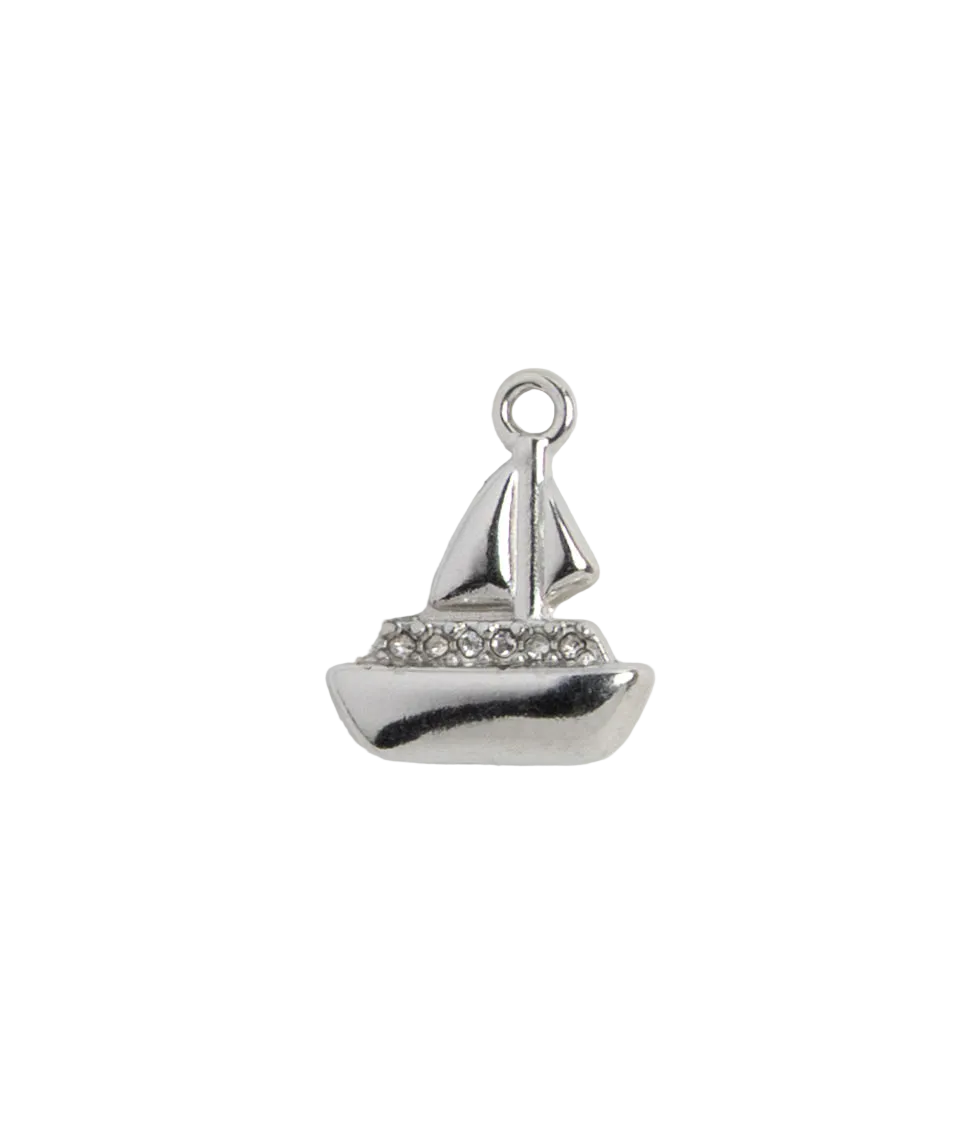 Silver Sail Boat