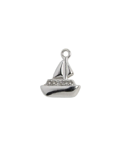 Silver Sail Boat