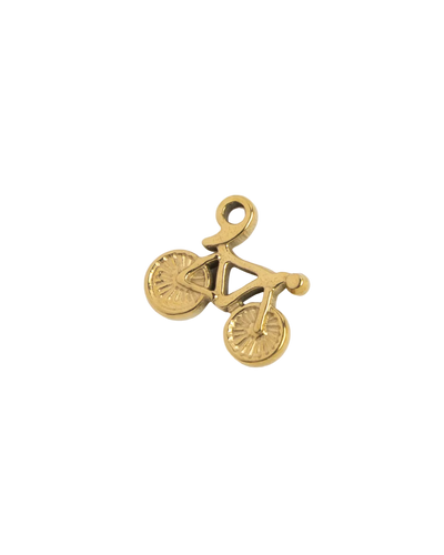 Gold Bike Charm