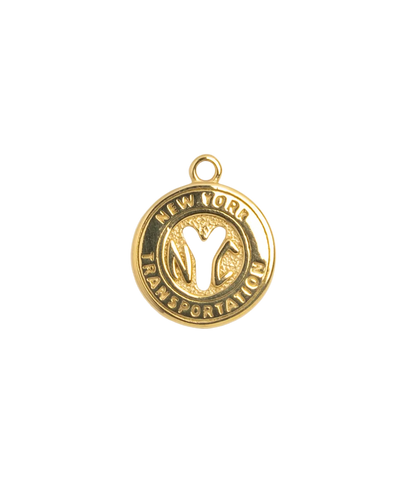 NYC Subway Token Charm