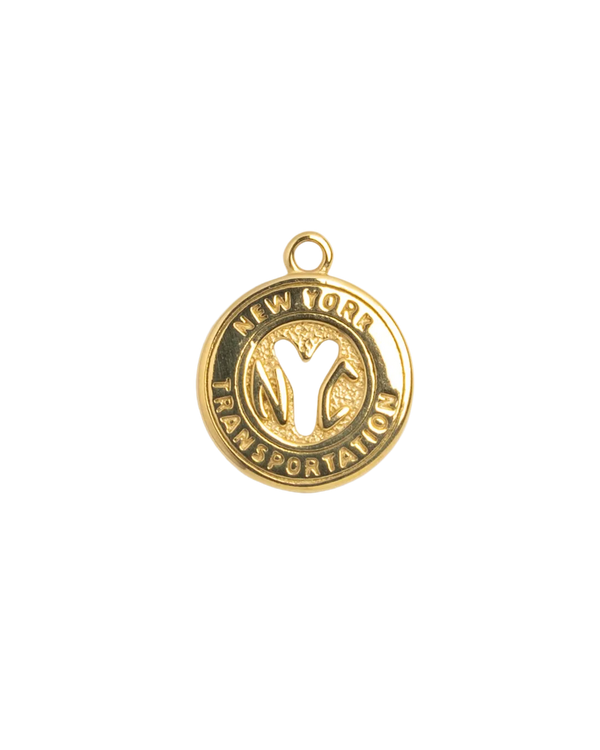 NYC Subway Token Charm