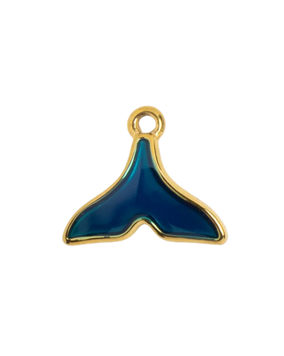Gold Whale Tail Charm