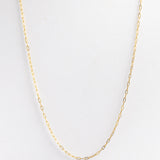 Gold Paperclip Chain Necklace