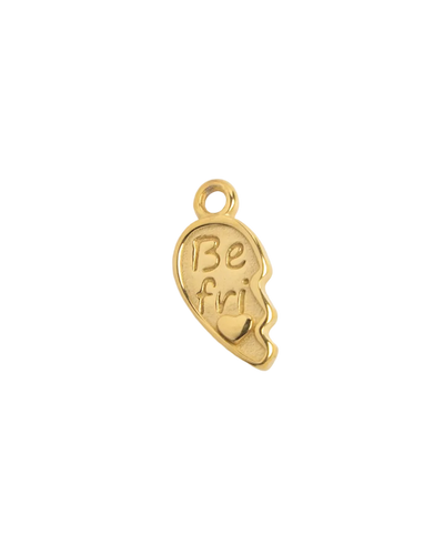 Gold Left Best Friends Charm