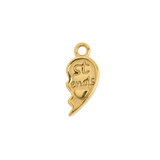 Gold Right Best Friends Charm