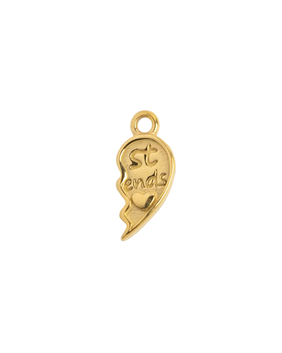Gold Right Best Friends Charm